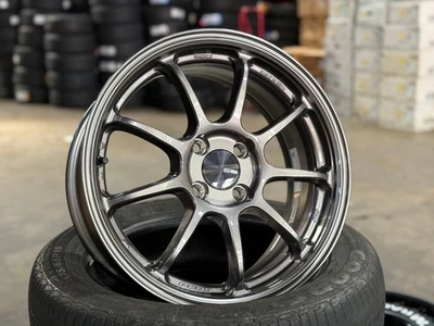 Nuevo 16x7 ENKEI RACING PF09 (4 ruedas) 4x100 apto para Honda Toyota Mazda Lexus Kia Foto 1 de 4