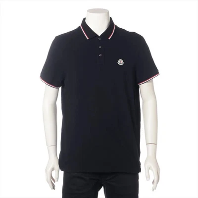 Moncler MAGLIA 18 years Cotton Polo shirt L Men's Black  E10918345600 - Image 1 of 4