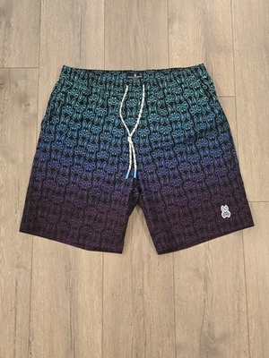 Psycho Bunny Swim Trunks Men Size Large 8" - Image 1 of 4