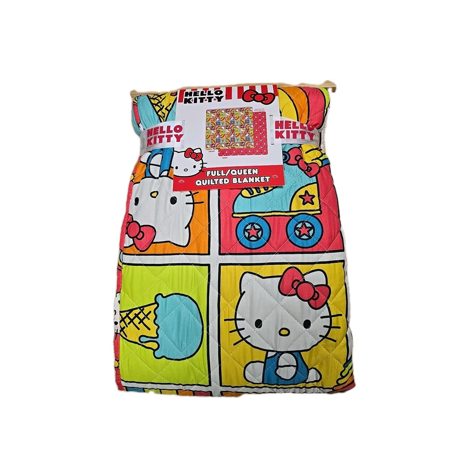 Hello Kitty Reversible Full/Queen Quilted Blanket  - Image 1 of 1