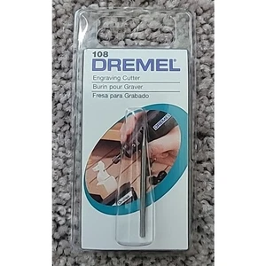NUOVO Dremel 108 Punta da taglio per incisione - 3/32" (2,4 mm) utensile rotante #5000108 - Foto 1 di 2