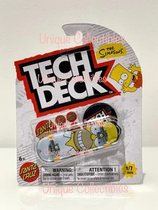 Tech Deck Santa Cruz The Simpsons Homer 1/7 Fingerboard Skateboard NEW - Picture 1 of 2