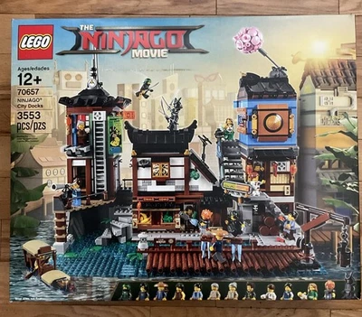 LEGO NINJAGO MOVIE 70657 Ninjago City Docks - NEW - NO MINIFIGURES - RETIRED - Image 1 of 4