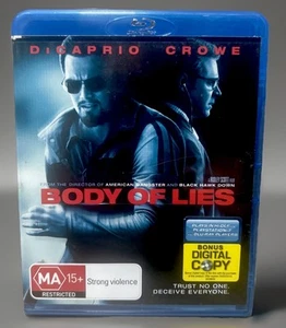 Body of Lies Blu Ray MA15 CIA Spy Thriller Leonardo DiCaprio & Russell Crowe - Imagen 1 de 6