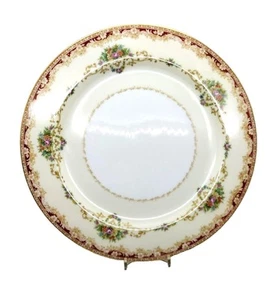 Noritake Porcelain Gold Trim Made In Occupied Japan 9 3/4" Plate - Picture 1 of 3