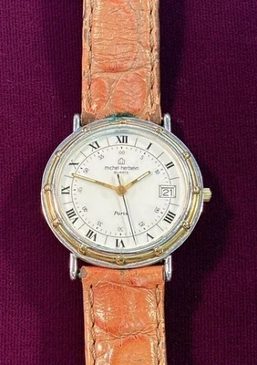 Reloj Michel Herbelin Paris para piezas o reparación hecho en Francia Foto 1 de 4