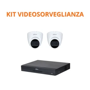 Dahua Kit videosorveglianza HDD 1Tb + 2 Telecamera Dome 5Mp - XVR5104HS-4KL-I3 - Foto 1 di 5
