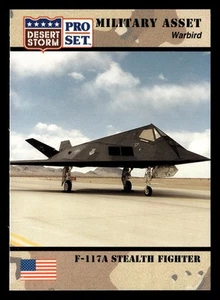 F-117A Stealth Fighter 1991 Pro Set Desert Storm #233 *121 - Imagen 1 de 2