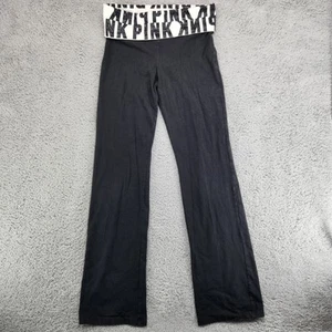 PINK YOGA Victoria's Secret Hose Schlag Bedazzled Fold Over Damen S schwarz weiß - Bild 1 von 7