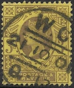 GB 1887 Queen Victoria Jubilee 3d yellow paper SG203 - Foto 1 di 2