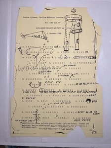 1990 Martin KIPPENBERGER Einladung zur ACID HOUSE IHR WIßT WO PARTY! KÖLN POSTER - Bild 1 von 14