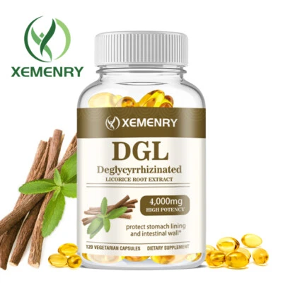 XEMENRY Extracto de regaliz desglicirricinado DGL 4000 mg - Apoyo digestivo, salud intestinal