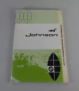 Betriebsanleitung / Handbuch Johnson Außenborder E-4 PS Stand ca. 1970er - Bild 1 von 2