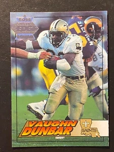 Vaughn Dunbar 1994 Collector's Edge Boss Squad Silver Serial No #146 New Orleans - Picture 1 of 2