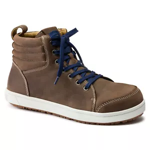 Stivaletti di sicurezza Birkenstock QS700 uomo marrone punta/intersuola in acciaio - Foto 1 di 6
