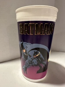 Taza de plástico vintage Taco Bell Batman Gotham City 1989 - Imagen 1 de 2
