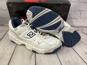 New Balance WCT646W Men's Athletic Shoes White Blue US 6.5 D Wide UK 5 EUR 38 - Picture 1 of 12