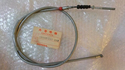 Honda CB100 CB125S S110 CM90 CM91 S65 S90 Front Brake Cable NOS 45450-107-000 - Image 1 of 4