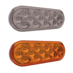 Trux TLED-OBMCA - 13 LED Turn Signal & Marker Light - Amber LED/ Clear Lens - Bild 1 von 3