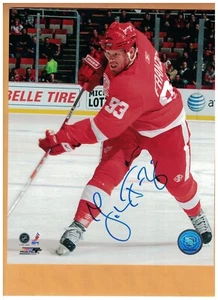 Johan Franzen Detroit Red Wings 8x10 AUTOGRAPHED PHOTO SIGNED - Picture 1 of 1