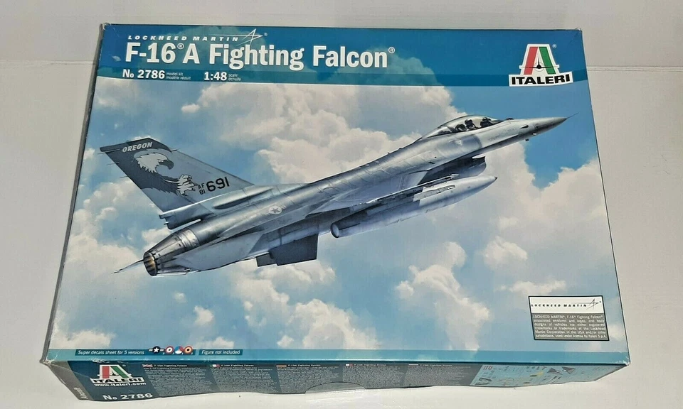 ITALERI 1/48 AEREO F-16 A FIGHTING FALCON N°2786 KIT MONTAGGIO - Immagine 1 di 3