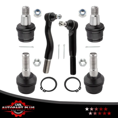 6x rótulas delanteras varilla de amarre para Ford F-250 F-350 F-450 F-550 Super Duty 1999-04 Foto 1 de 4