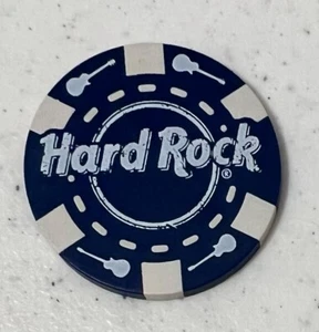 Blue Hard Rock Cafe Casino Poker Chip Blau - Bild 1 von 4
