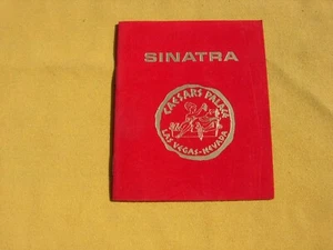 FRANK SINATRA CAESARS PALACE, LAS VEGAS, NEVADA, RED FELT TABLE PROGRAM  - Picture 1 of 5