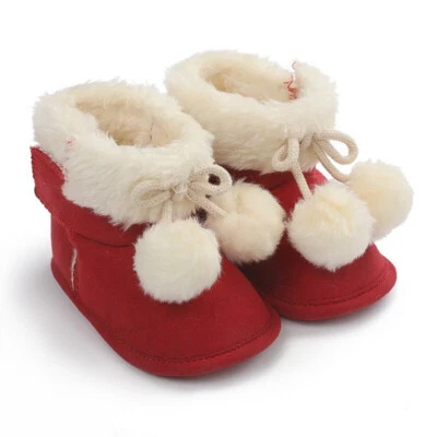 Baby мальчика девочки ботинки обувь новорожденного зима снег подарок шляпа комплект ботинок носки - Изображение 1 из 4