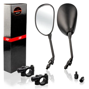 ATV Rear View Side Mirrors 7/8" Handlebars Polaris 400 450 500 550 570 700 800 - Picture 1 of 7
