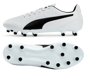 white puma cleats