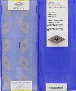 10pcs DNMG150608-SNR YBG105 DNMG442 Original ZCC.CT CNC blade carbide inserts - Picture 1 of 2