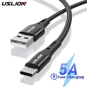 USLION Câble USB-C 5A Chargeur Rapide Android pour Samsung, Xiaomi, Realme - Afbeelding 1 van 14