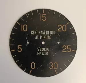 HUNDERTE UMDREHUNGEN PRO MINUTE WACHE 32396 ZIFFERBLATT DREHZAHLMESSER DIAL REVCOUNTER - Bild 1 von 5