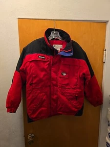 Columbia Tectonite Winter Jacket Ski Snow Board Unisex Youth 14-16 Red/Black - Picture 1 of 5