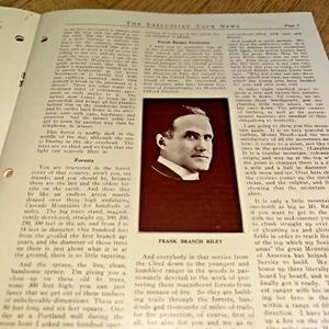 1930 - FRANK BRANCH RILEY Speech Harvard Lawyer AMBASSADOR FOR OREGON - Picture 1 of 4