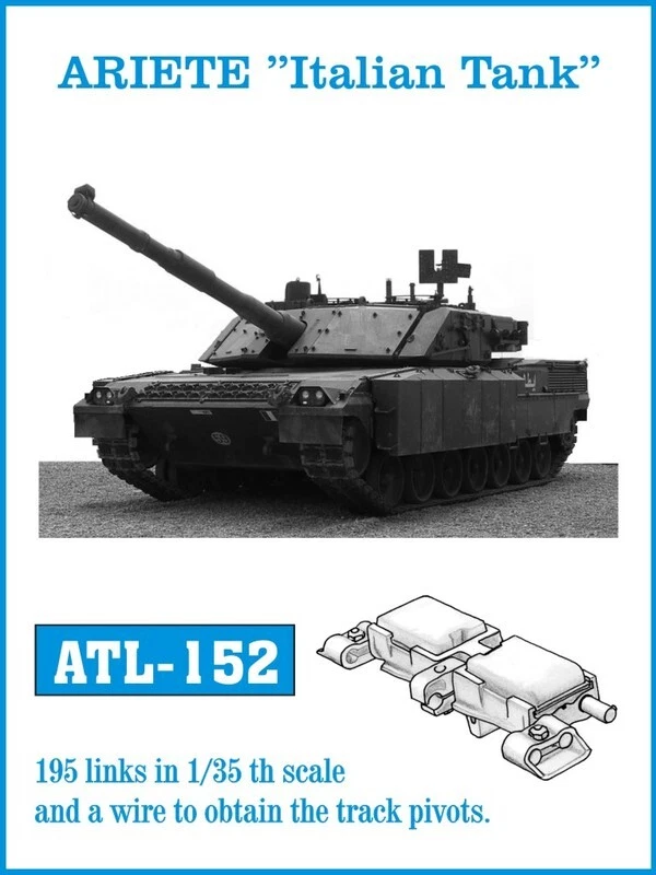 FRIULMODEL  ATL-152 ARIETE “Italian Tank”  Scala   1/35 - Immagine 1 di 1