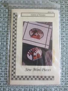NEW Sew Mini Pieces LEAVES OF AUTUMN #SM 303 Applique Quilt Pattern - Picture 1 of 2