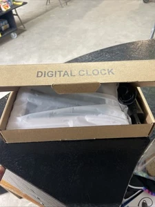 Large LCD Digital Clock Wall Alarm - Picture 1 of 3