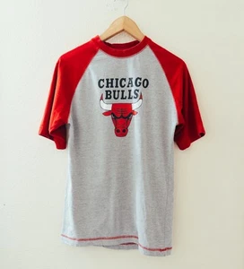Vintage Majestic Chicago Bulls Derrick Rose Youth Raglan T-Shirt - Bild 1 von 6