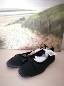 🌸 NEU elegante H&M Ballerinas Gr. 35 schwarz - Bild 1 von 5
