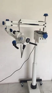 Microscopio quirúrgico otorrinolaringológico con aumentos de 3 pasos - color blanco - Imagen 1 de 6