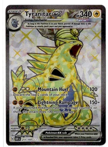 Tyranitar ex - 211/197 - Ultra Rare - Pokemon Obsidian Flames - Picture 1 of 1