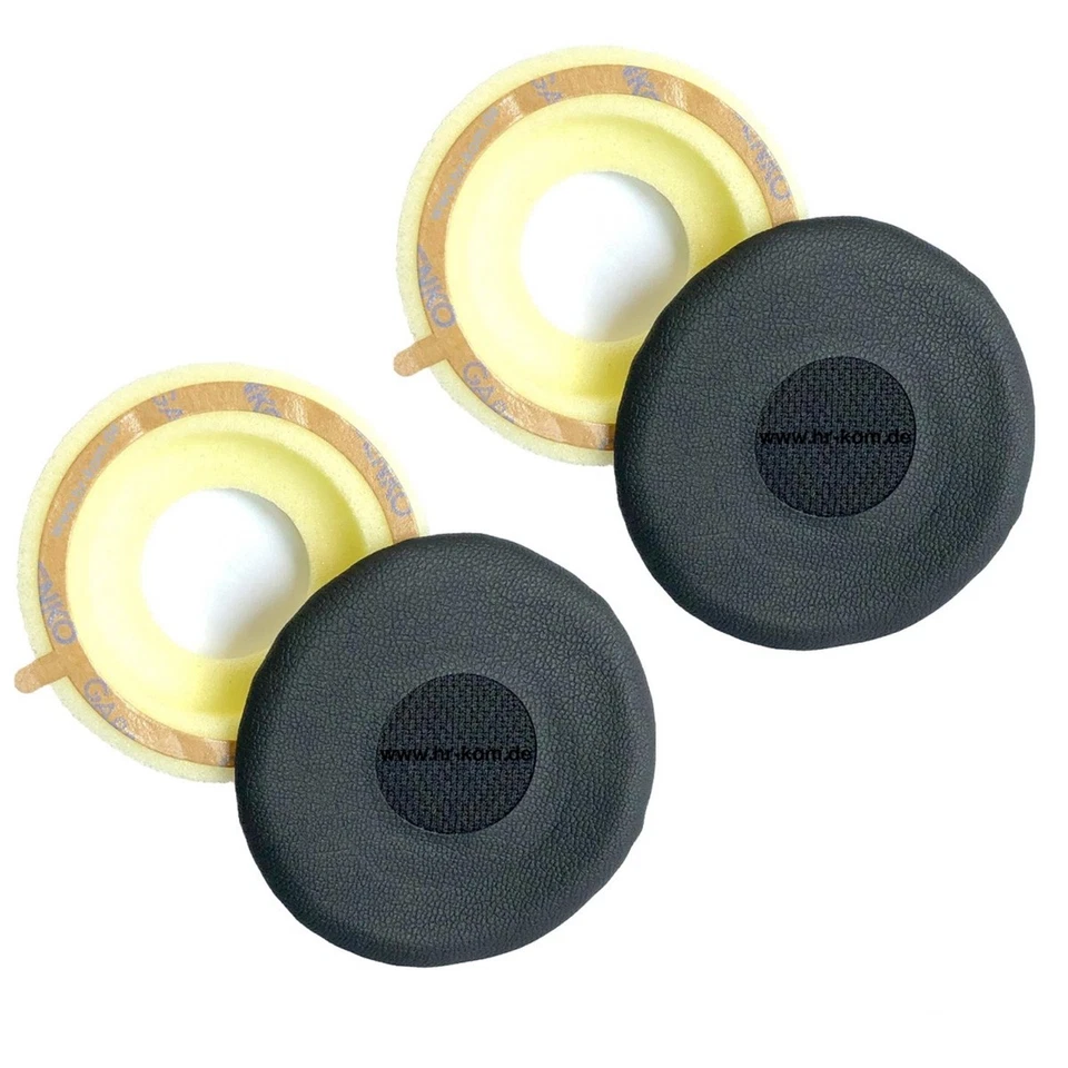 Original Jabra Evolve Ohrkissen Kunst-Leder für Evolve 20, 30, 40, 65 (2 Stück)