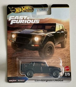 2025 HOT WHEELS PREMIUM FAST & FURIOUS LAMBORGHINI LM002 BLACK -IN HAND - Picture 1 of 1