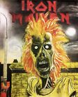 ✅Art original sur toile - IRON MAIDEN Eddie dessin zombie imprimé abstrait 16 x 20 