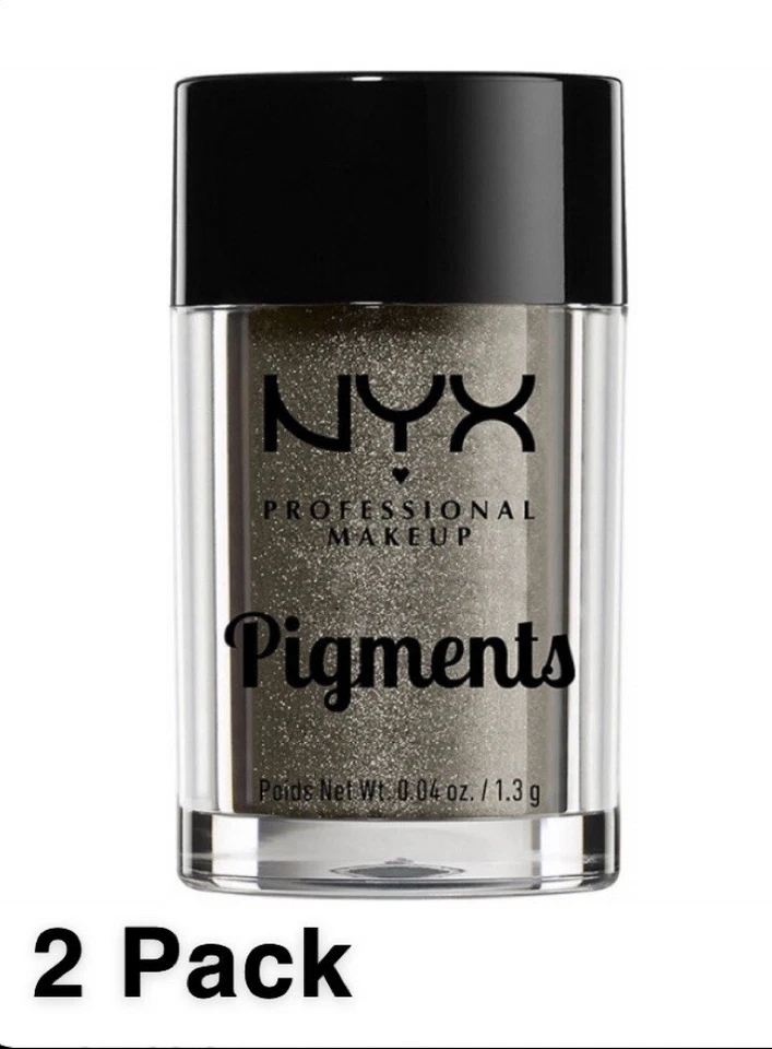 Paquete de 2 sombras de ojos sueltas en polvo NYX Pigments - Henna PIG04 Foto 1 de 1