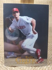 1999 Fleer Brilliants Rusty Greer Baseball Card #11 Rangers A9