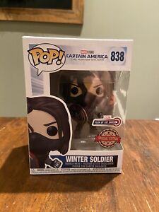 Funko POP! Winter Soldier 838 Special Edition Captain America Marvel MINT