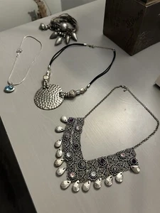 Silver Necklace Jewellery Bundle from various stores - House of Fraser Oasis 🌸 - Picture 1 of 5